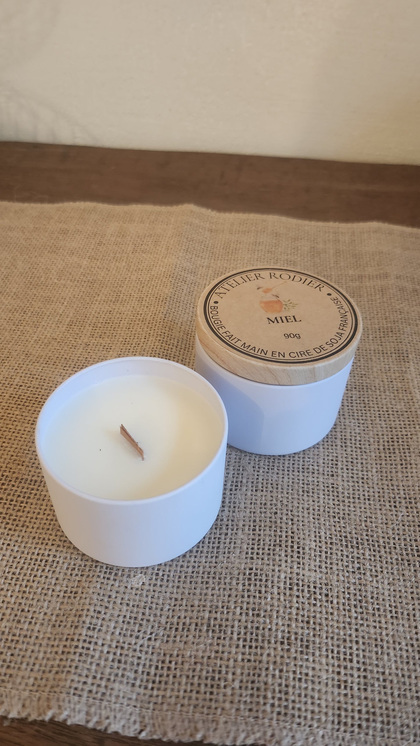 Bougie parfumée 90g